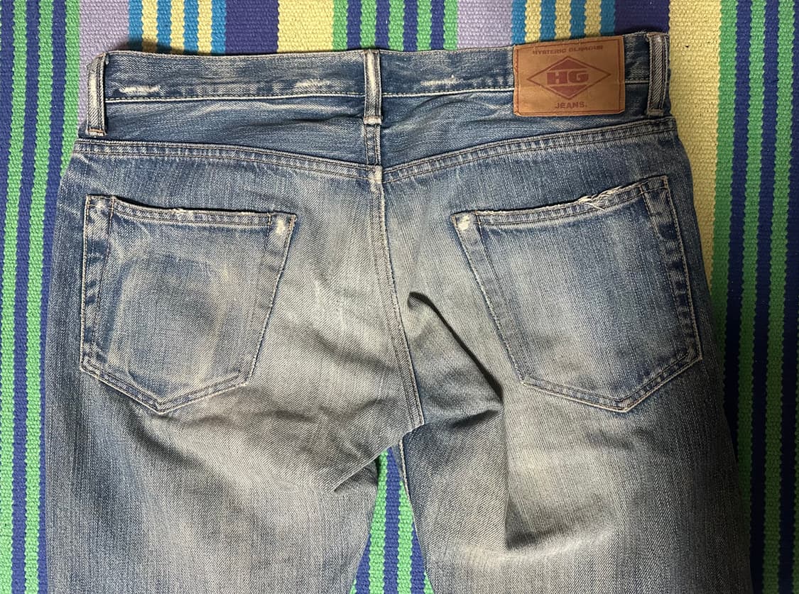 hystericglamour studded distressed denim 상품이미지5