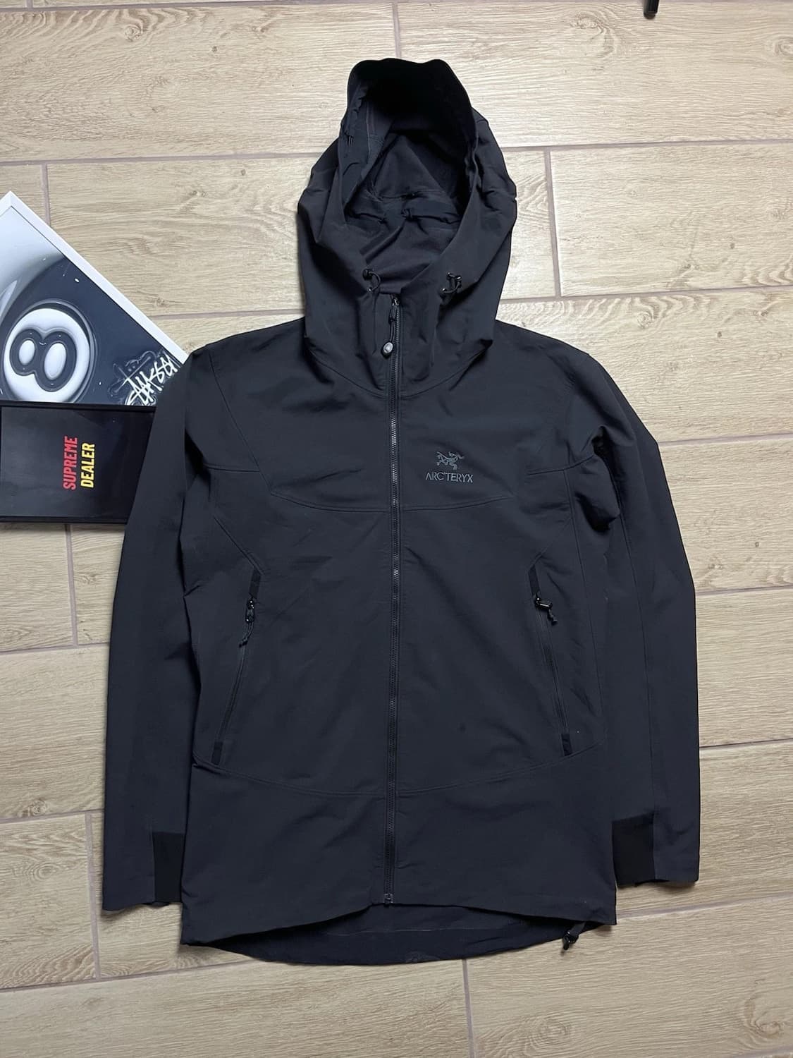 아크테릭스 감마 LT 후디 바람막이 자켓 블랙 M 상품이미지1