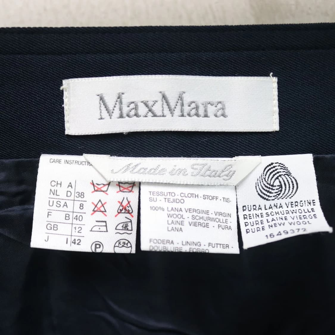 막스마라 울 미디 스커트 60533 상품이미지5