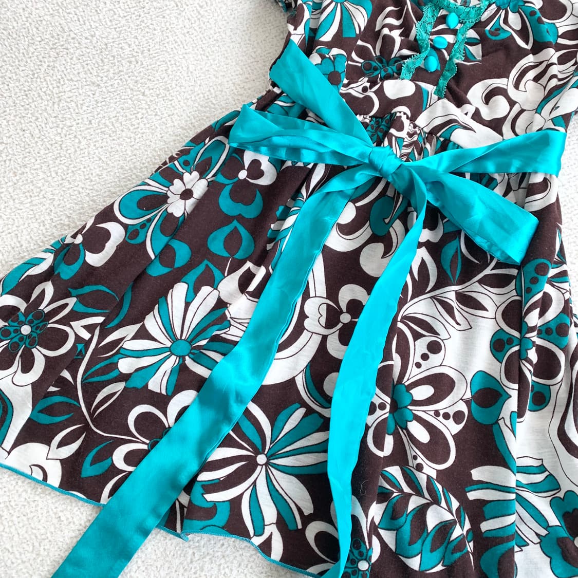 pendora ♥ 펜도라 민트초코 페어리 리본 블라우스 상품이미지3