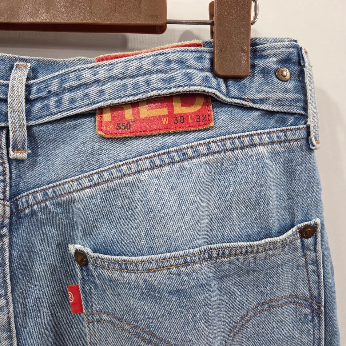 리바이스 레드 550 연청 데님팬츠 30/32 상품이미지4