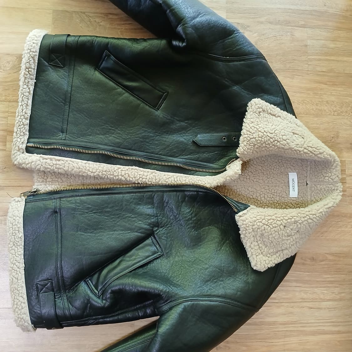 mucent 무센트 무스탕 남녀공용 양털 패딩 자켓 상품이미지10