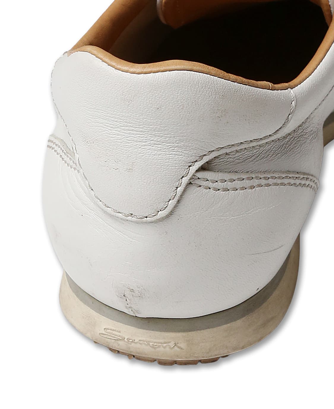 산토니 [Santoni] 이탈리아 화이트 레더 스니커즈 상품이미지6