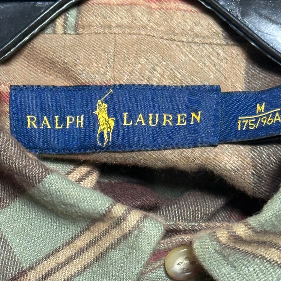 Polo Ralph Lauren 브라운 스웨이드 패치 셔츠 상품이미지3