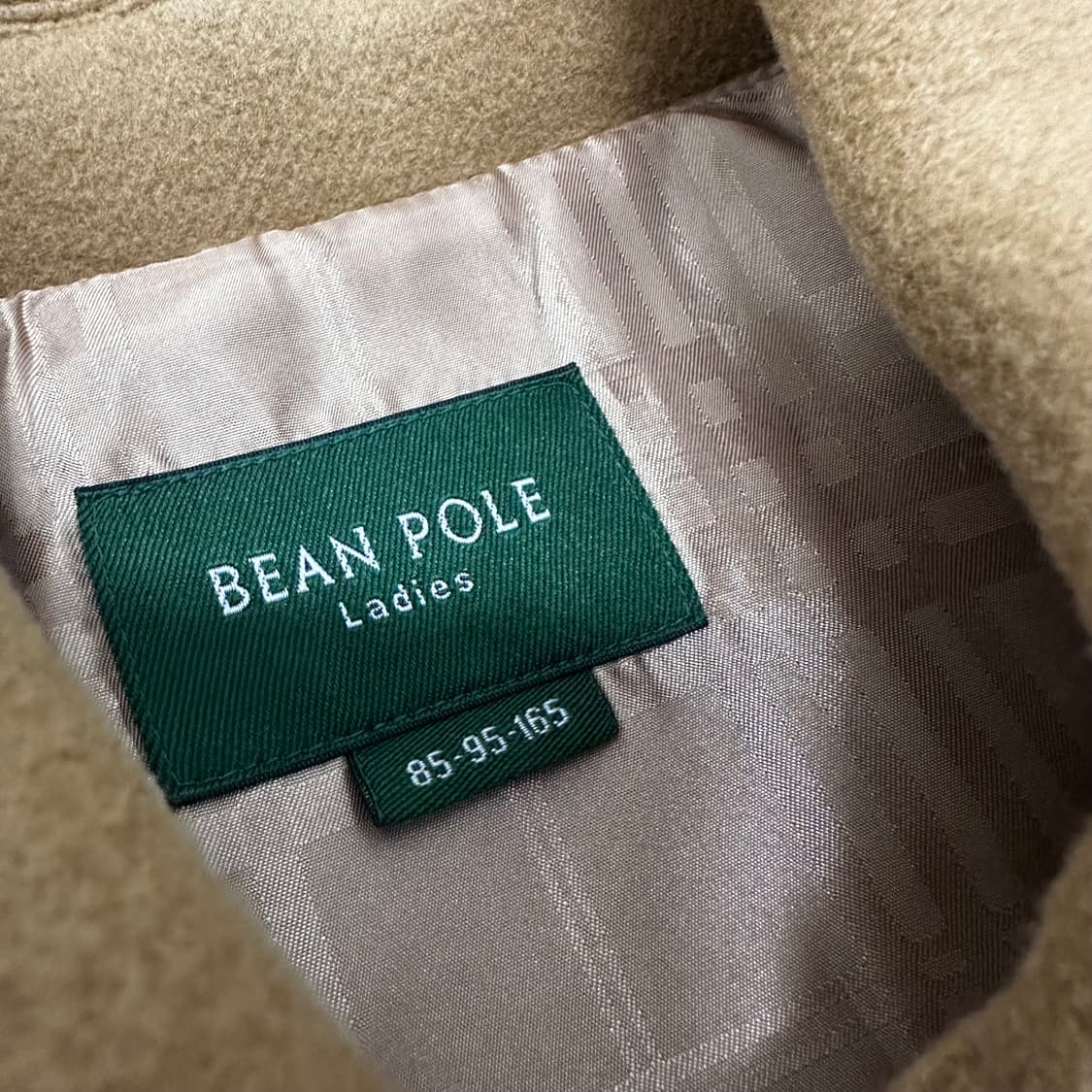 빈폴 여성 떡볶이 코트 베이지 85사이즈 상품이미지4