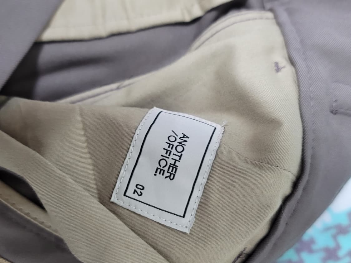 어나더오피스 산티아고 슬랙스 밍크 02 24AW 상품이미지3