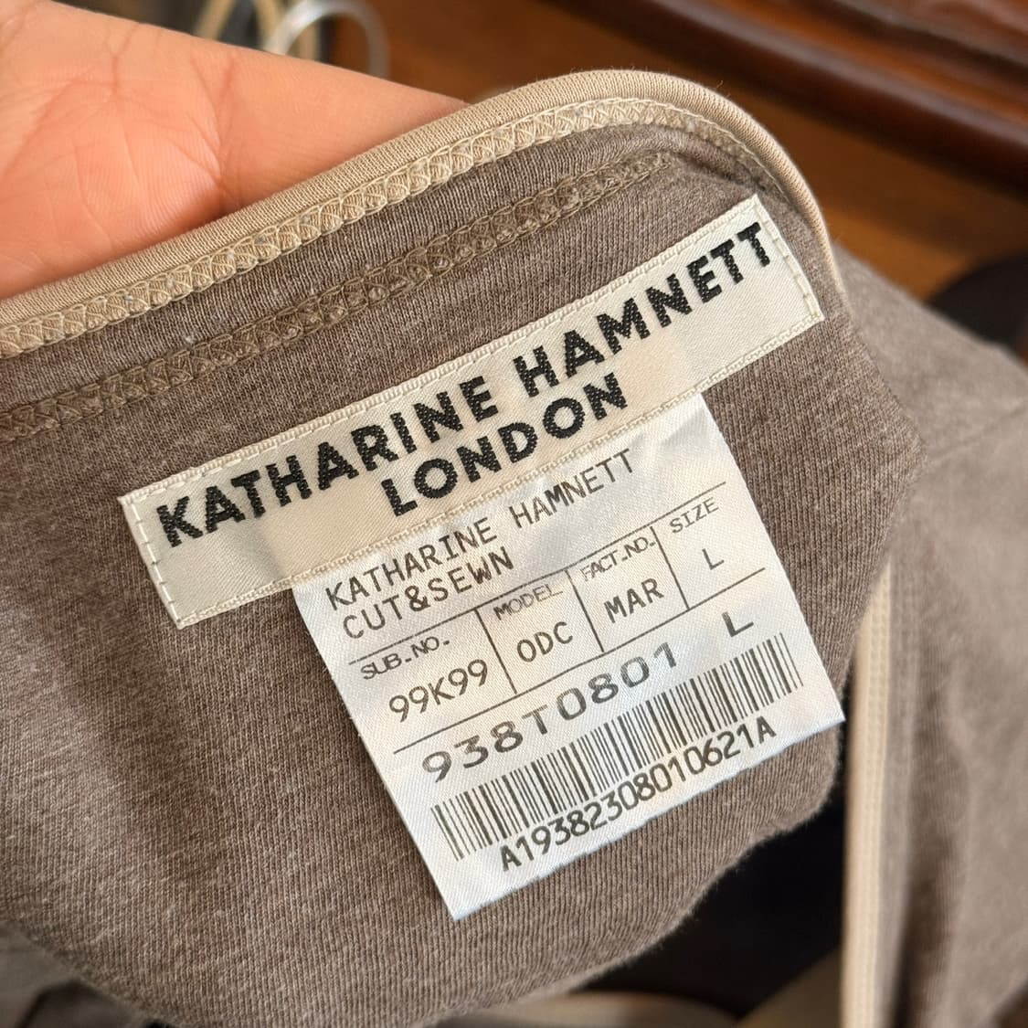 90 ~ 00S 캐서린 햄넷 런던 일본생산 라이트 가디건 상품이미지6