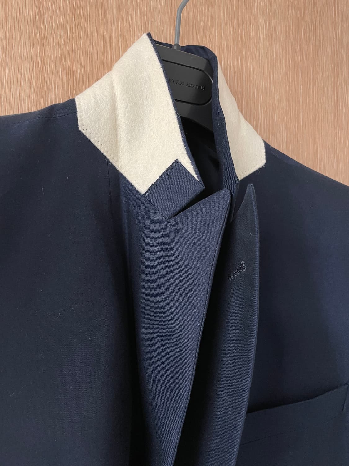 DRIES VAN NOTEN Navy Cotton Suit 상품이미지3