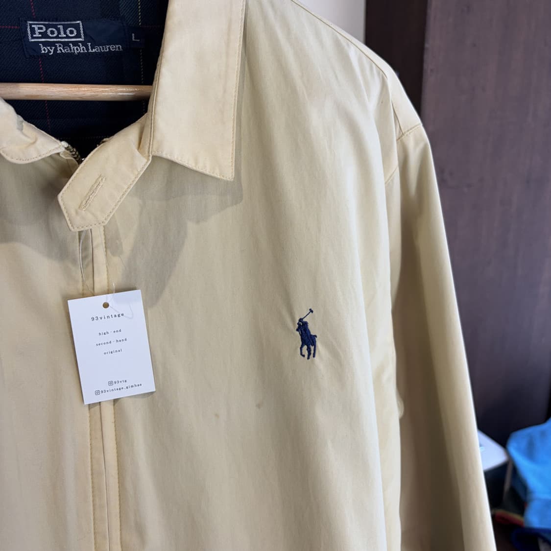 16100 - 폴로 랄프로렌 아이보리 블루종 자켓 상품이미지6