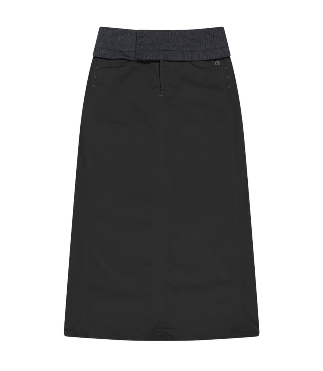 코이세이오 웨이스트 패널 스커트 차콜 1사이즈 상품이미지1