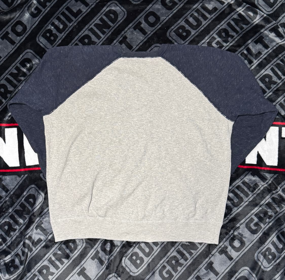 폴로 랄프 로렌 래글런 니트 그레이 네이비 상품이미지2