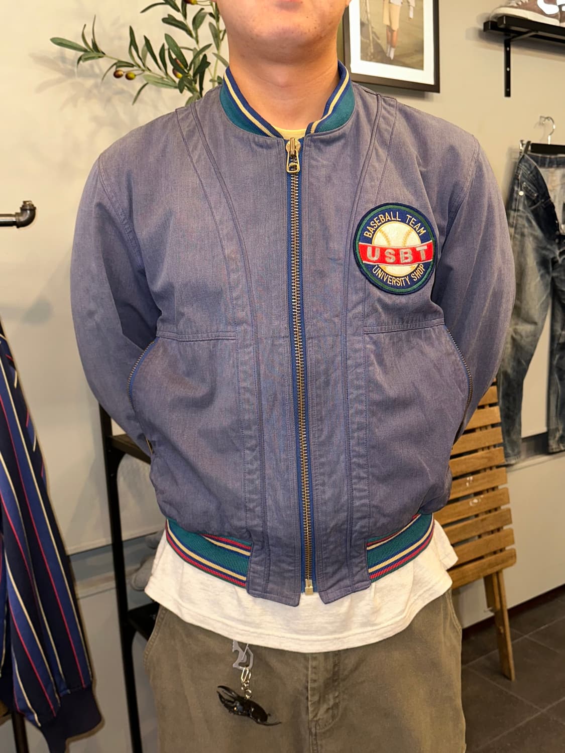 90’s Japanese USBT baseball boomber JK 상품이미지3