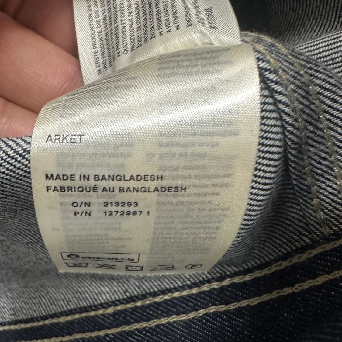 아르켓 데님 트러커 자켓 상품이미지6