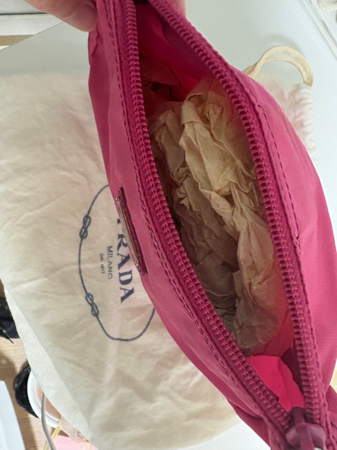 프라다 나일론 파우치 상품이미지2