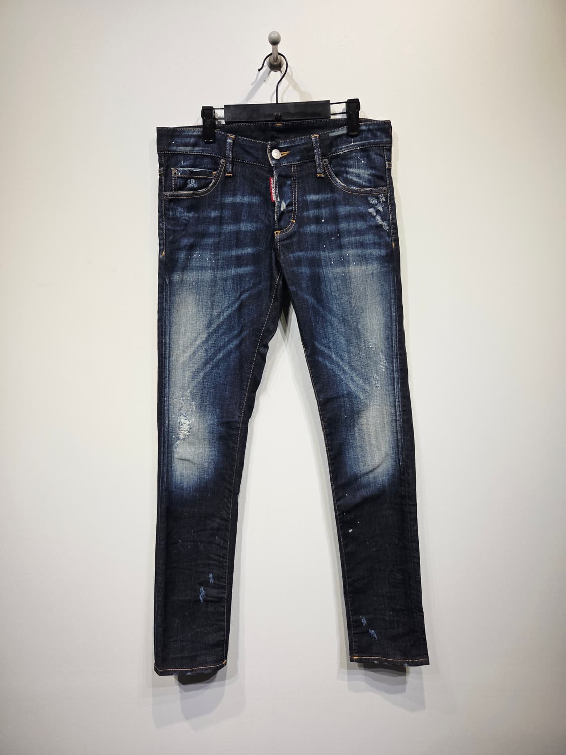 DSQUARED2 디스퀘어드2 페인트 워싱 슬림 진 상품이미지2