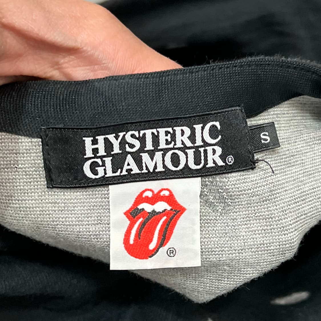  히스테릭 글래머 x 롤링스톤즈 패턴 가디건 y16179 상품이미지6