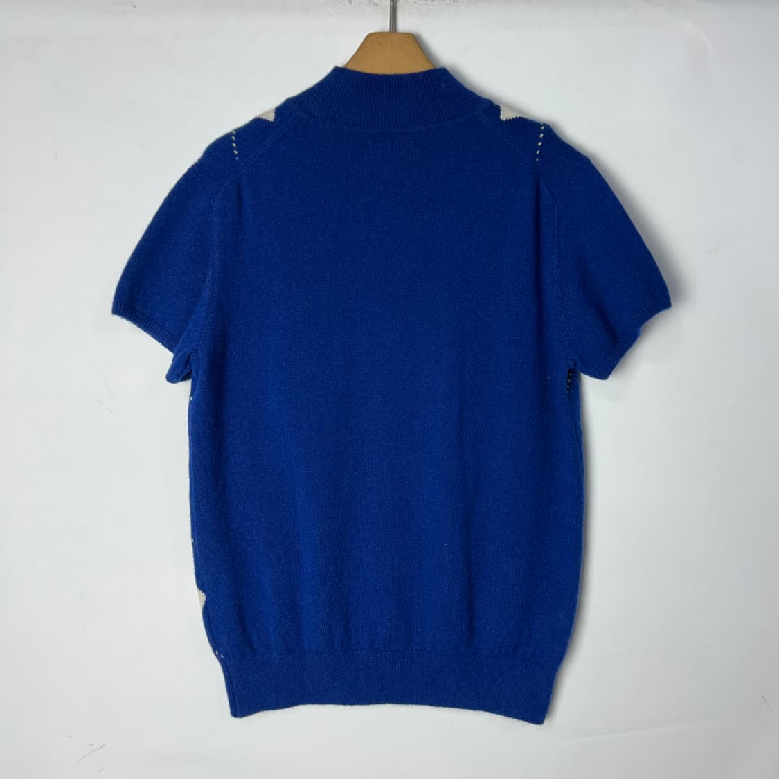 [BURBERRY] 버버리 골프 아가일 반팔 하이넥 니트 상품이미지2