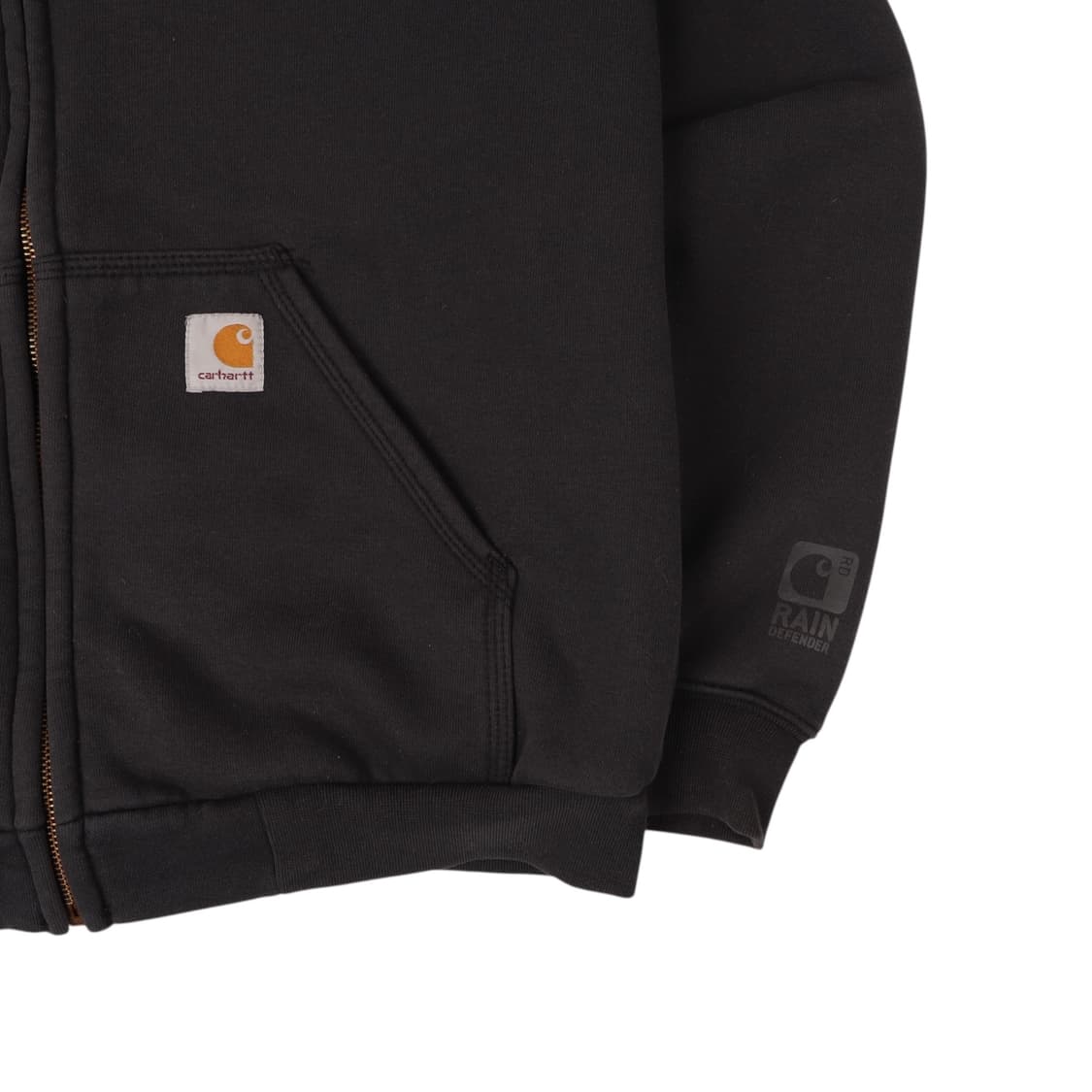 칼하트 블랙 레인디펜더 써멀 후드집업 상품이미지4