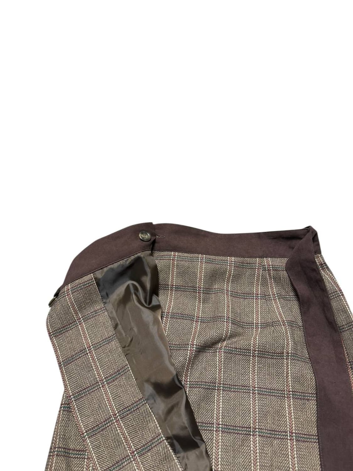 Japanese Riche Glamour 체크 패턴 랩 스커트 상품이미지2