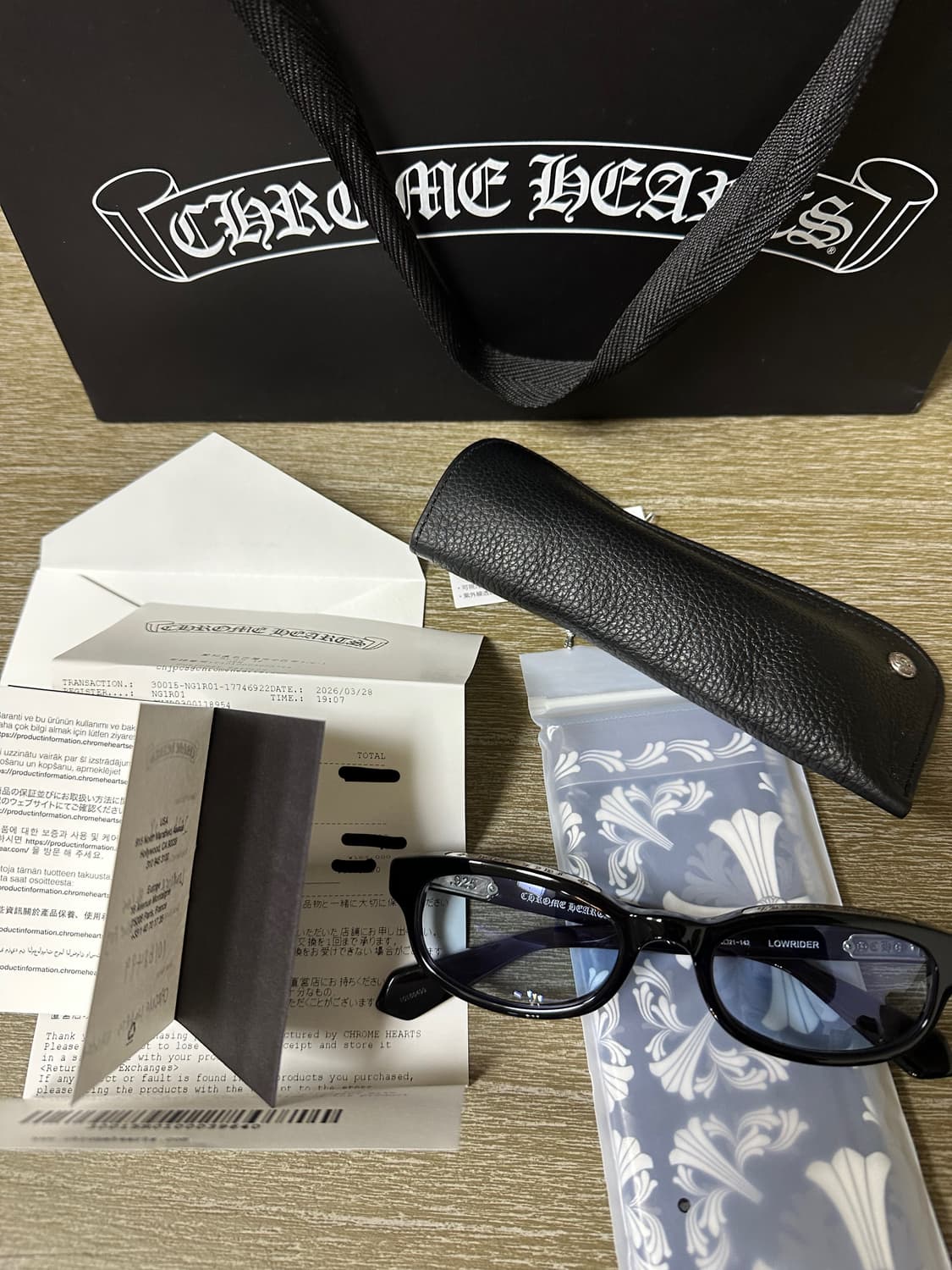 크롬하츠 로우라이더 블랙유광(제니) 상품이미지1