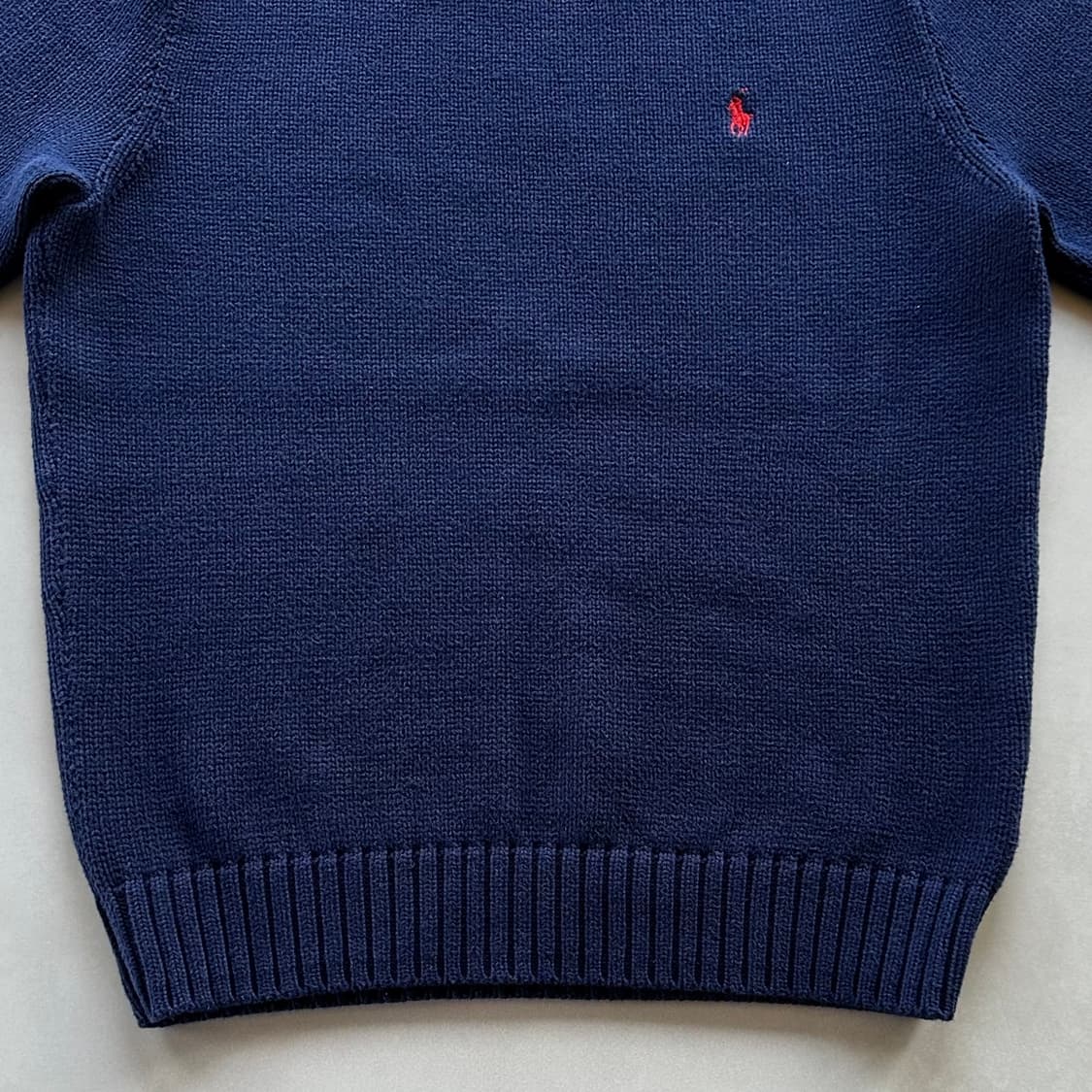[M]폴로 랄프로렌 라운드넥 코튼 니트 네이비 상품이미지6