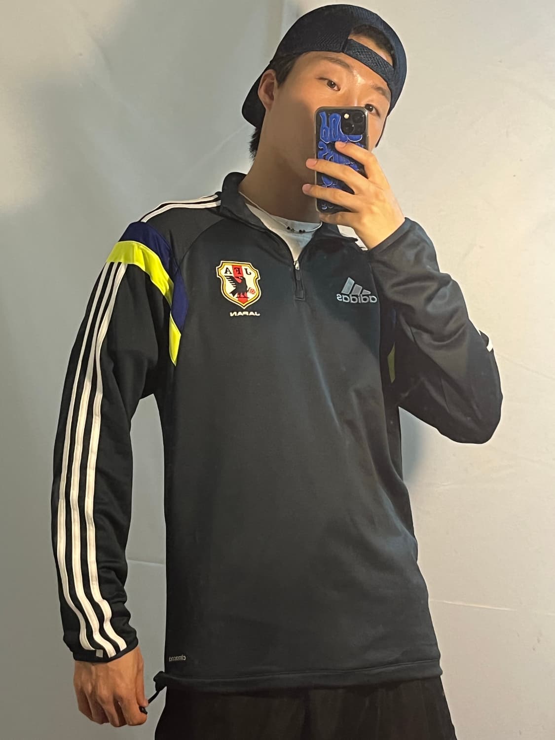 아디다스 일본 축구국가대표 반집업 상품이미지2