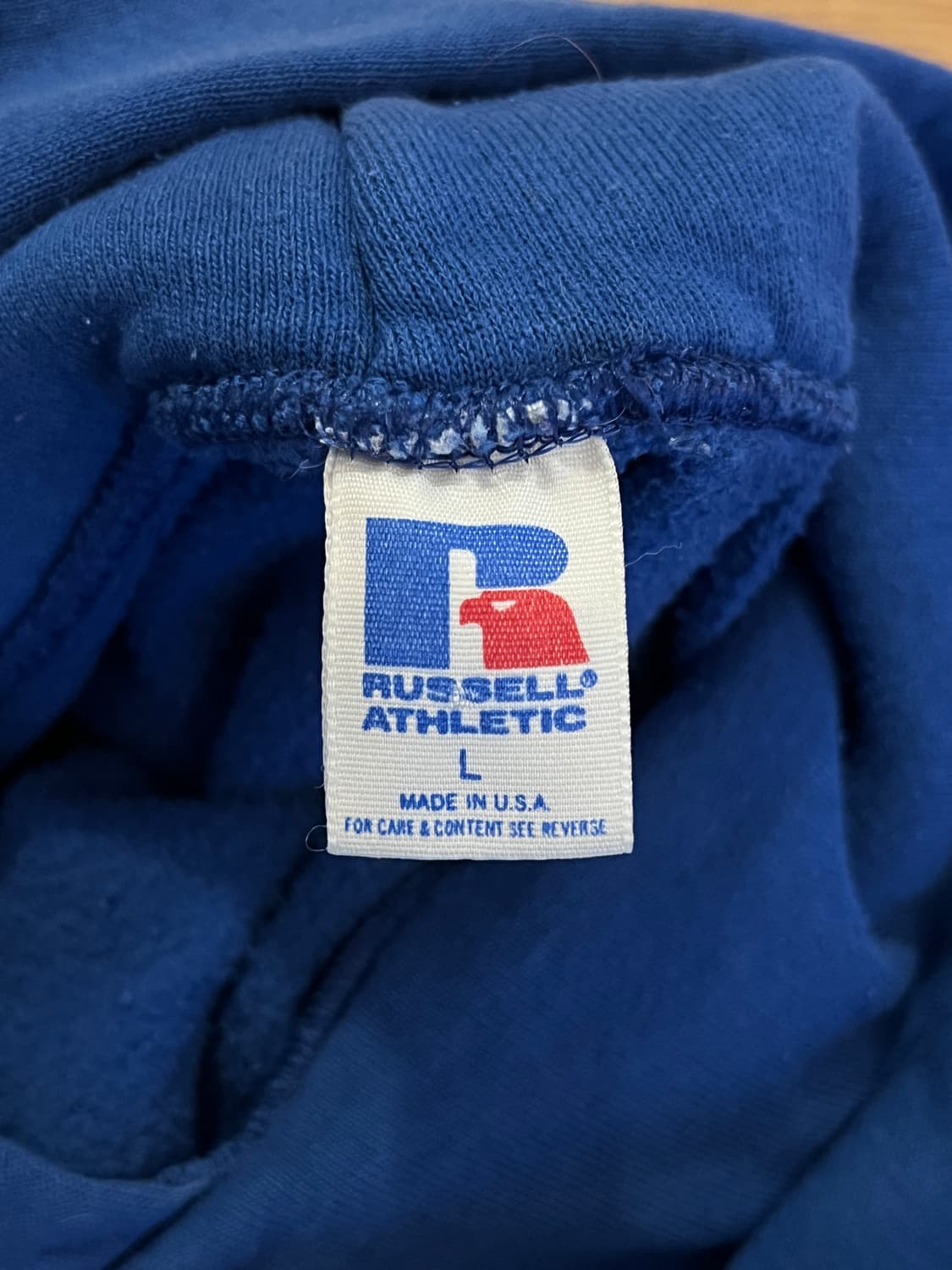 80s 러셀 빈티지 후디 딥블루 L 상품이미지5