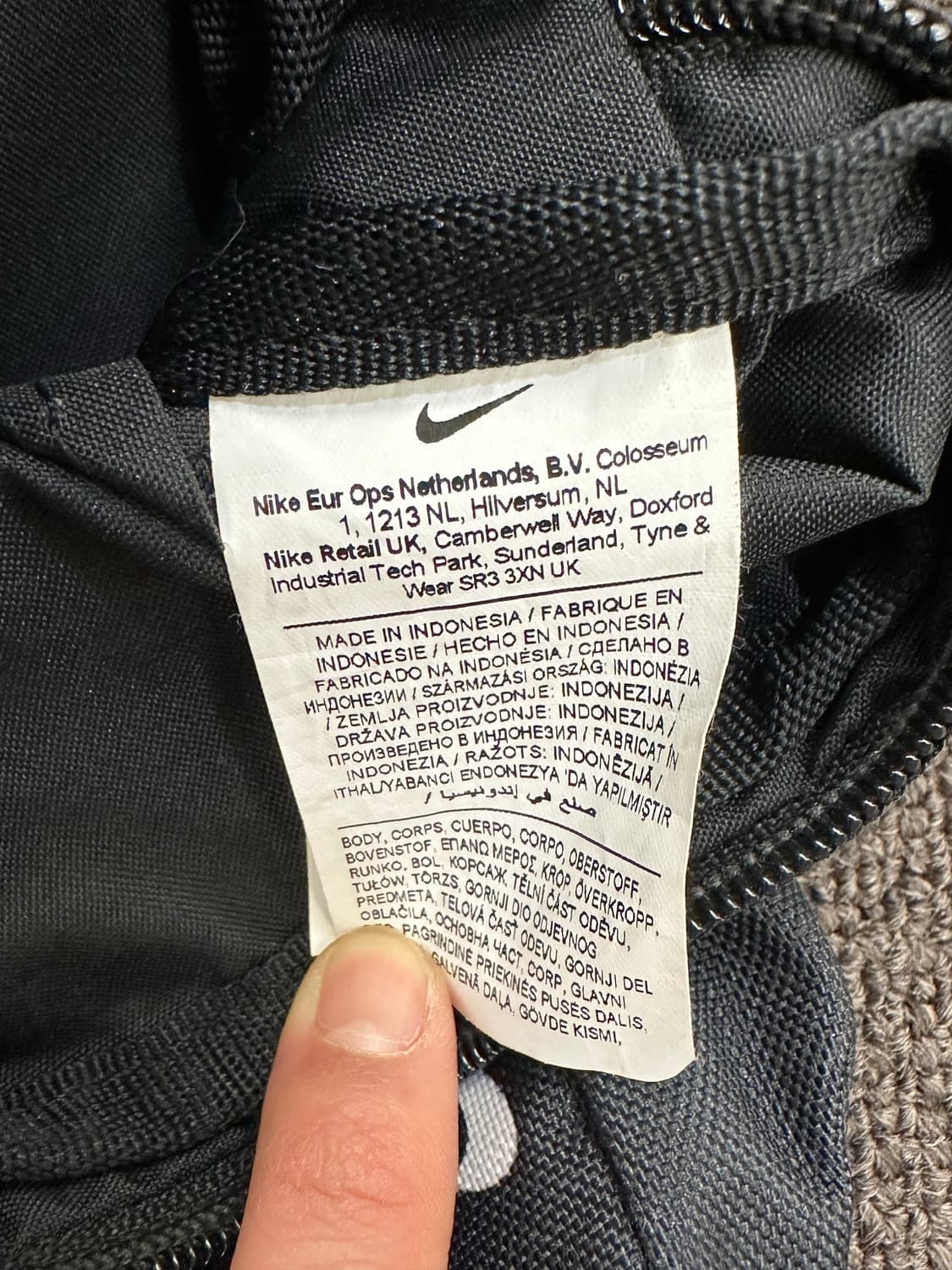 OS)나이키 빈티지 헤리티지 스우시 웨이브 크로스백 상품이미지3