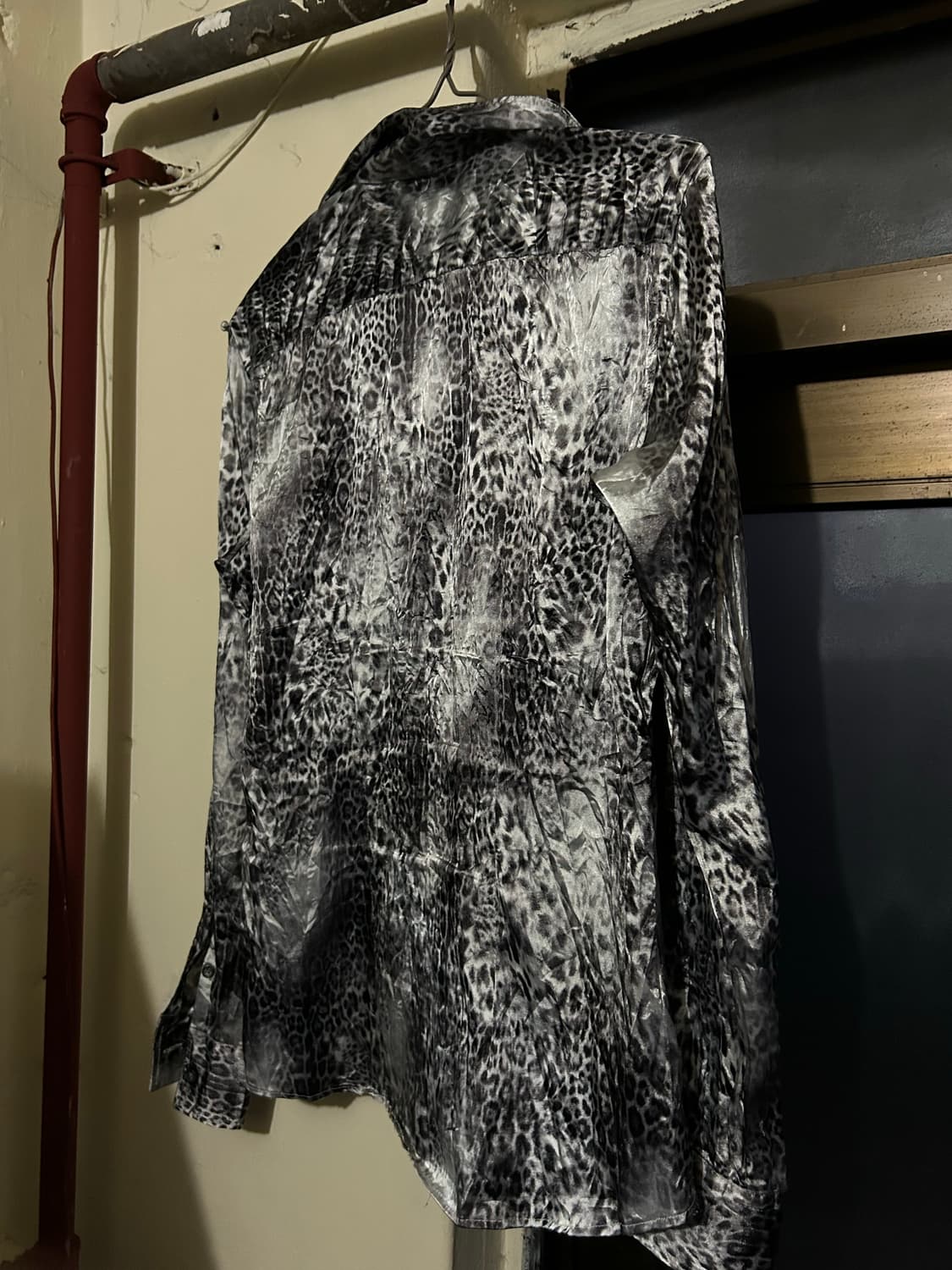 2000s 토네이도마트 v-kei 레오파드 셔츠 상품이미지3