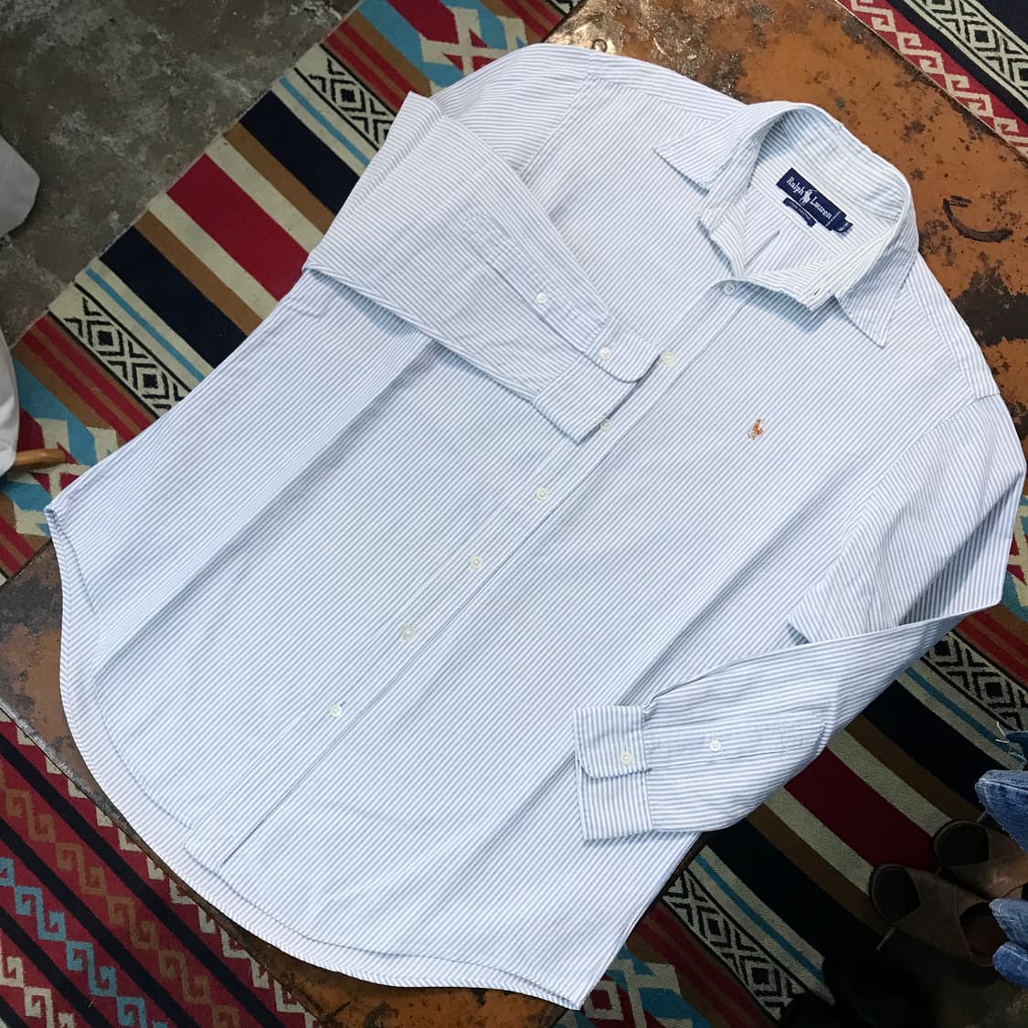 폴로랄프로렌 소라 스트라이프 셔츠 남성 105 110 상품이미지2