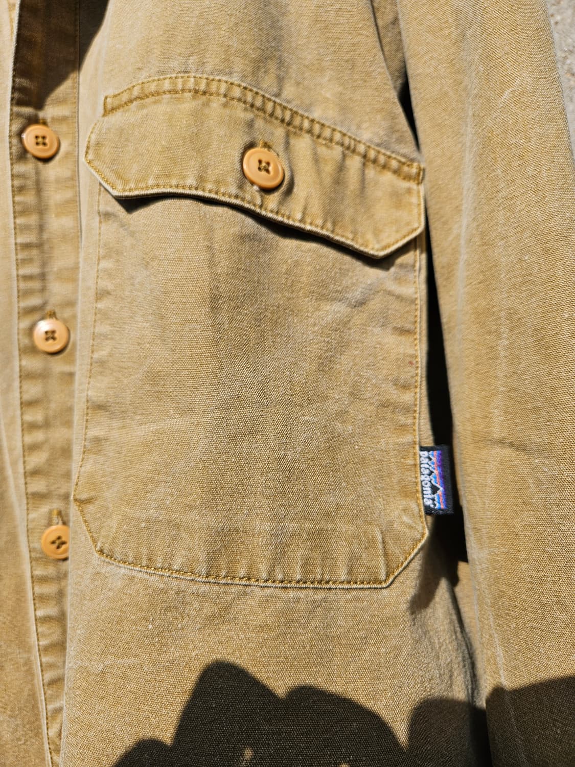 Patagonia 파타고니아 워크셔츠 (L,100~105 카라멜) 상품이미지3