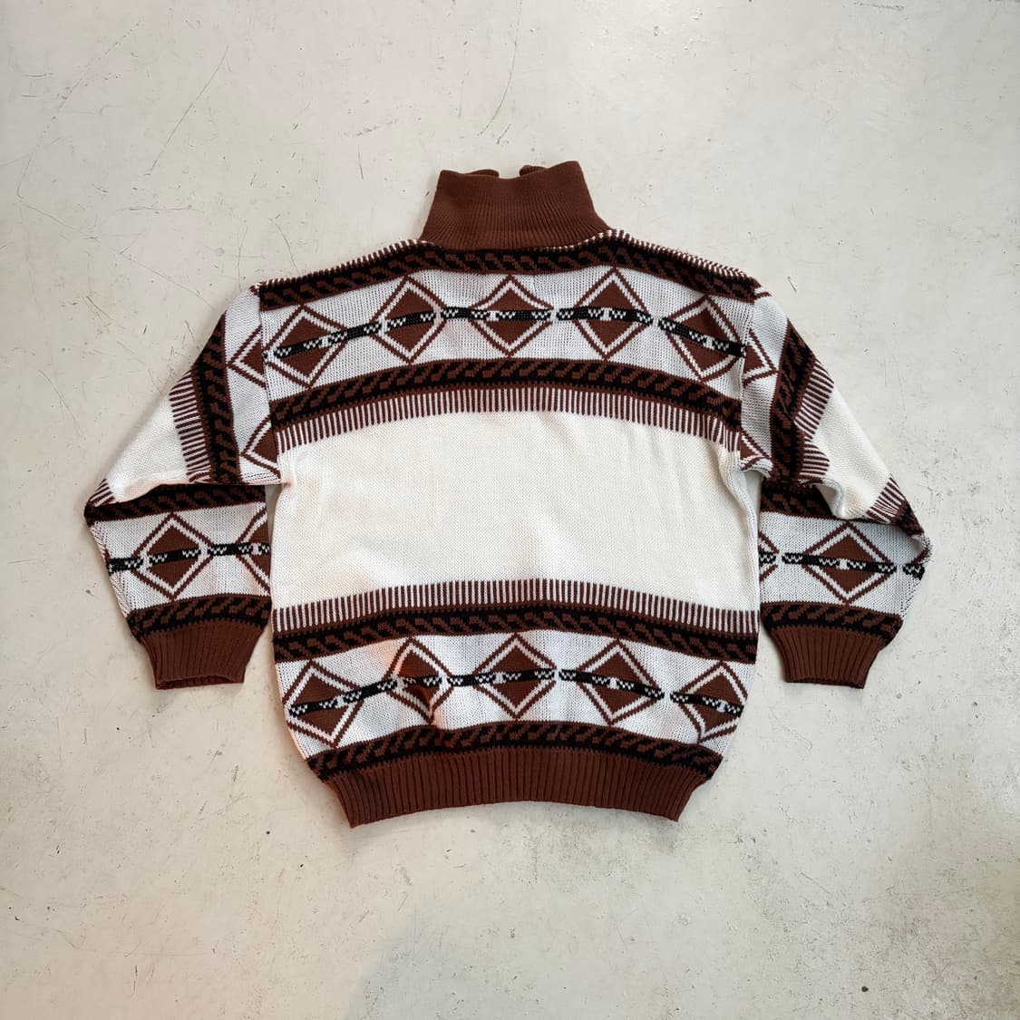 90s Madison Street 빈티지 하프집업 니트 L 상품이미지8