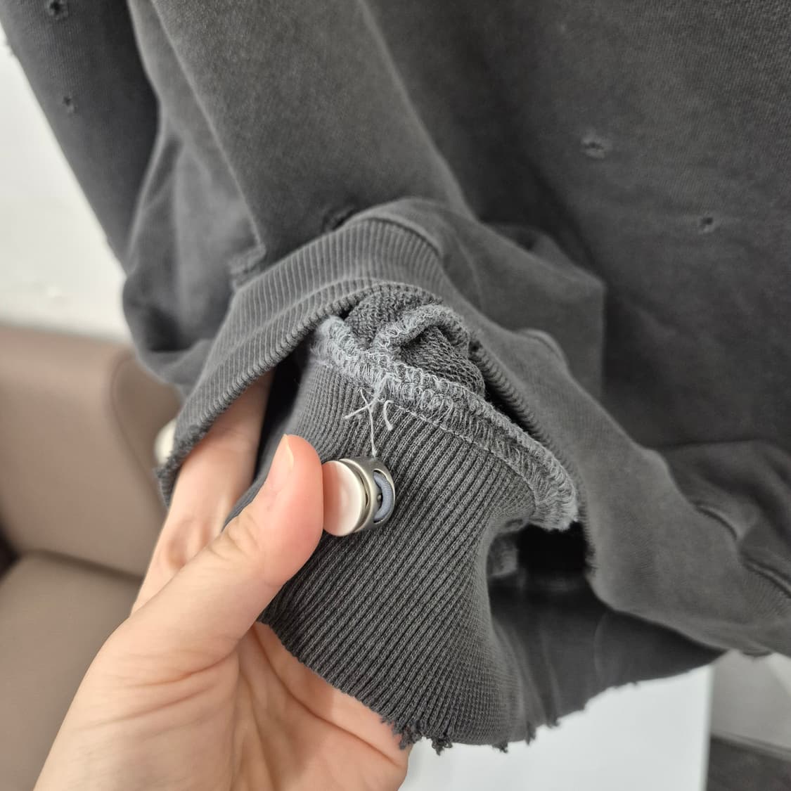 펀치드렁크파티 다모임 가먼트 다이드 후드 3사이즈 상품이미지7