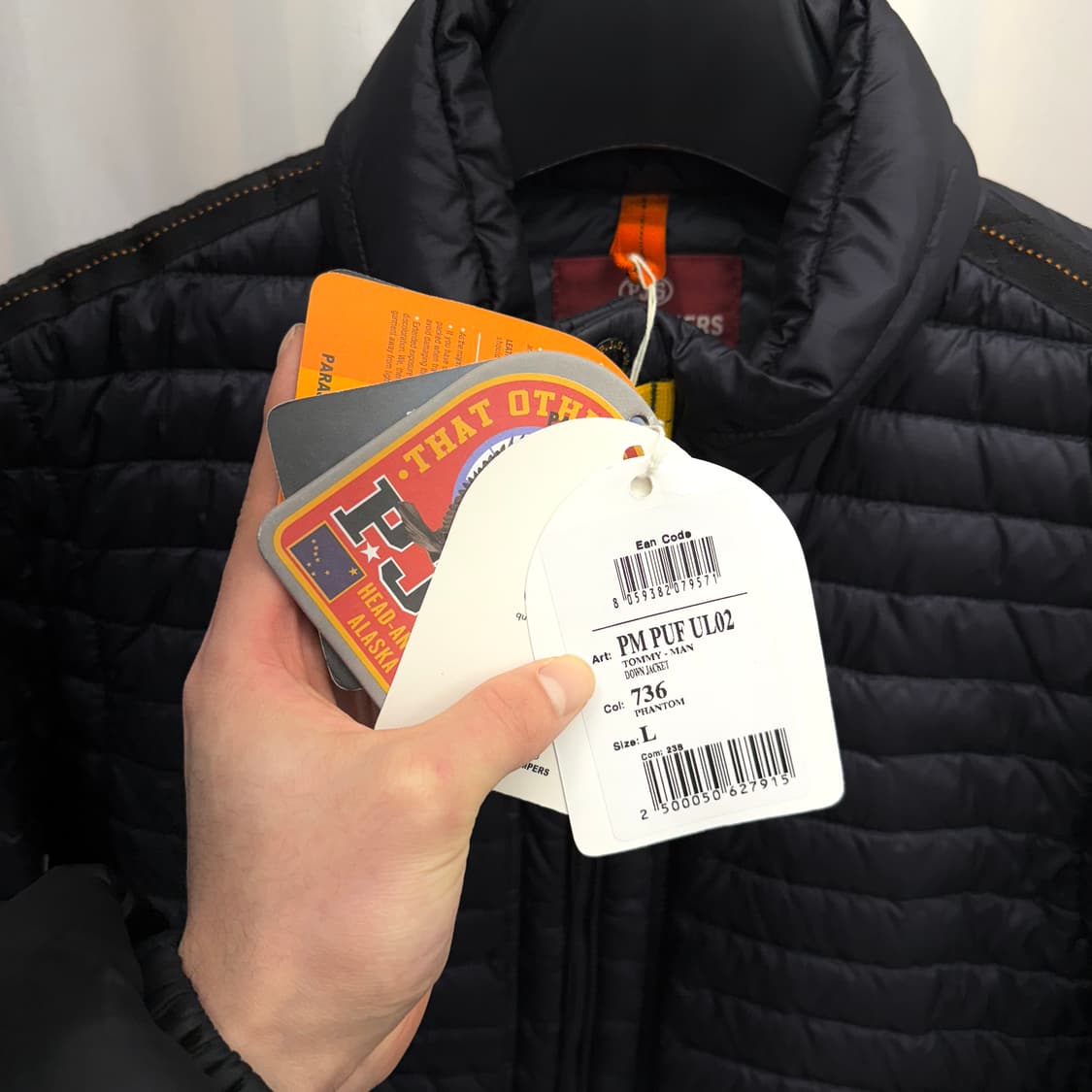 [새상품/L] 파라점퍼스 라이트 경량패딩 상품이미지3