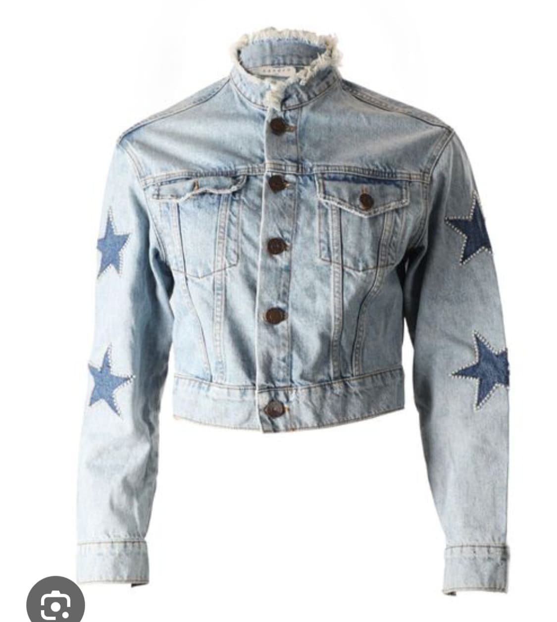 산드로 Sandro 데님 크롭 자켓 상품이미지1