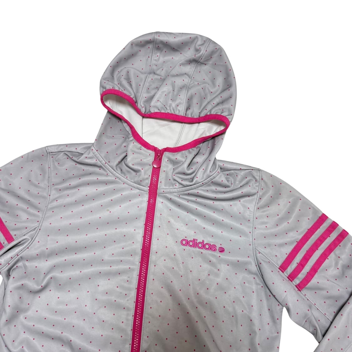 아디다스 네오라벨 회핑 도트 후드집업 상품이미지4