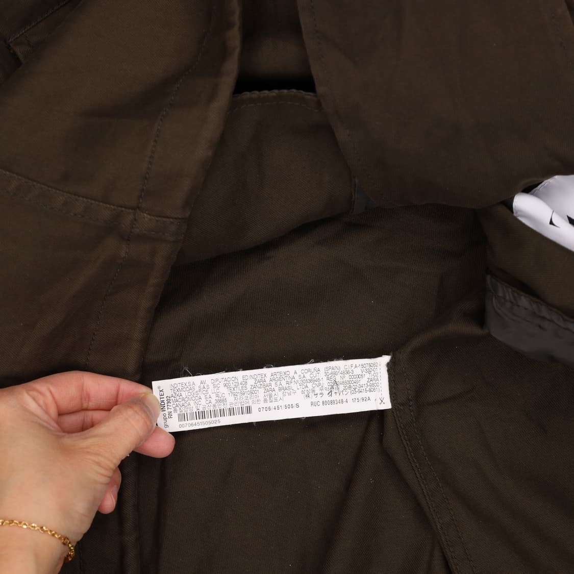 S 자라 롱 야상자켓 0403H1 상품이미지8