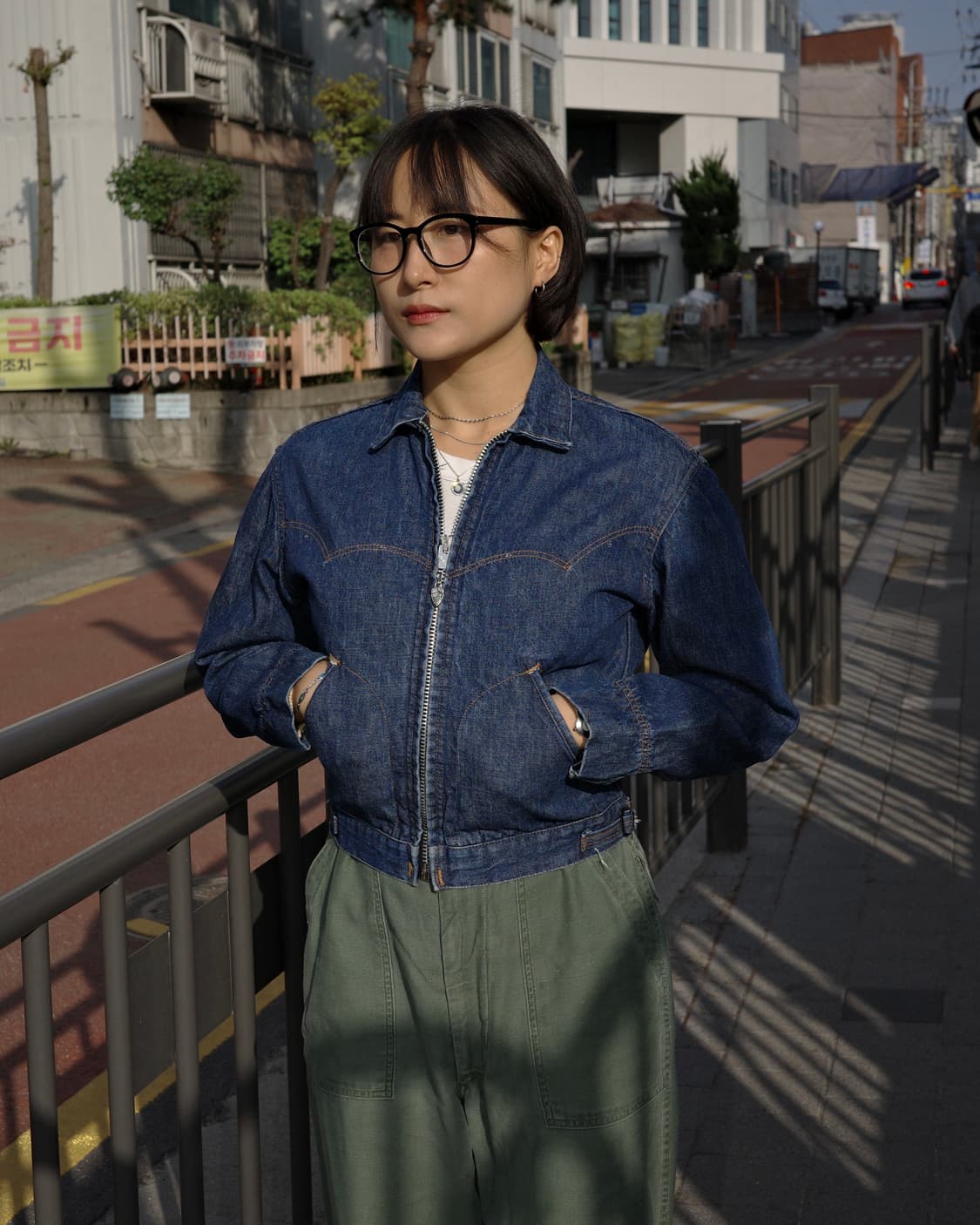 60s Key Imperial 웨스턴 요크 데님 워크 자켓 상품이미지9