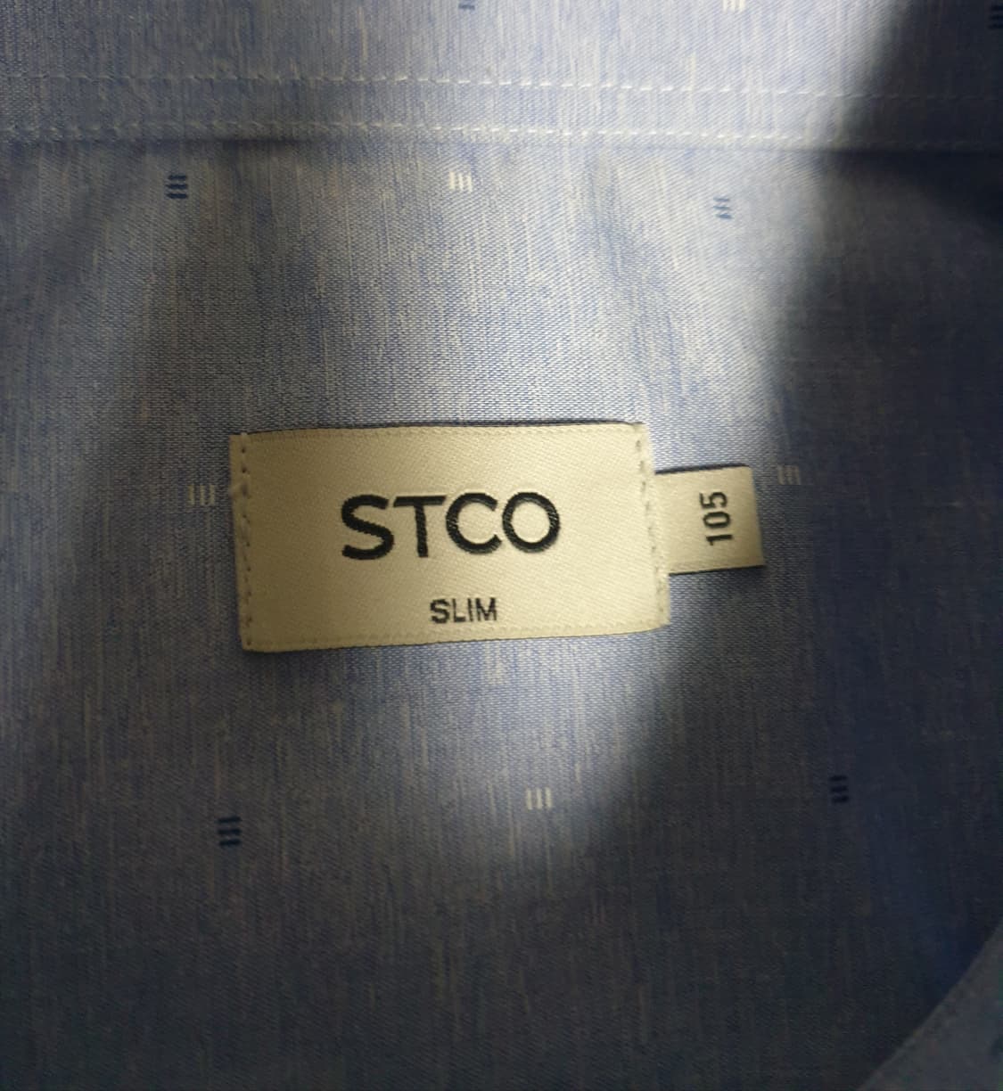STCO 슬림핏 정장 긴팔셔츠 스카이 블루 (XL) 상품이미지2