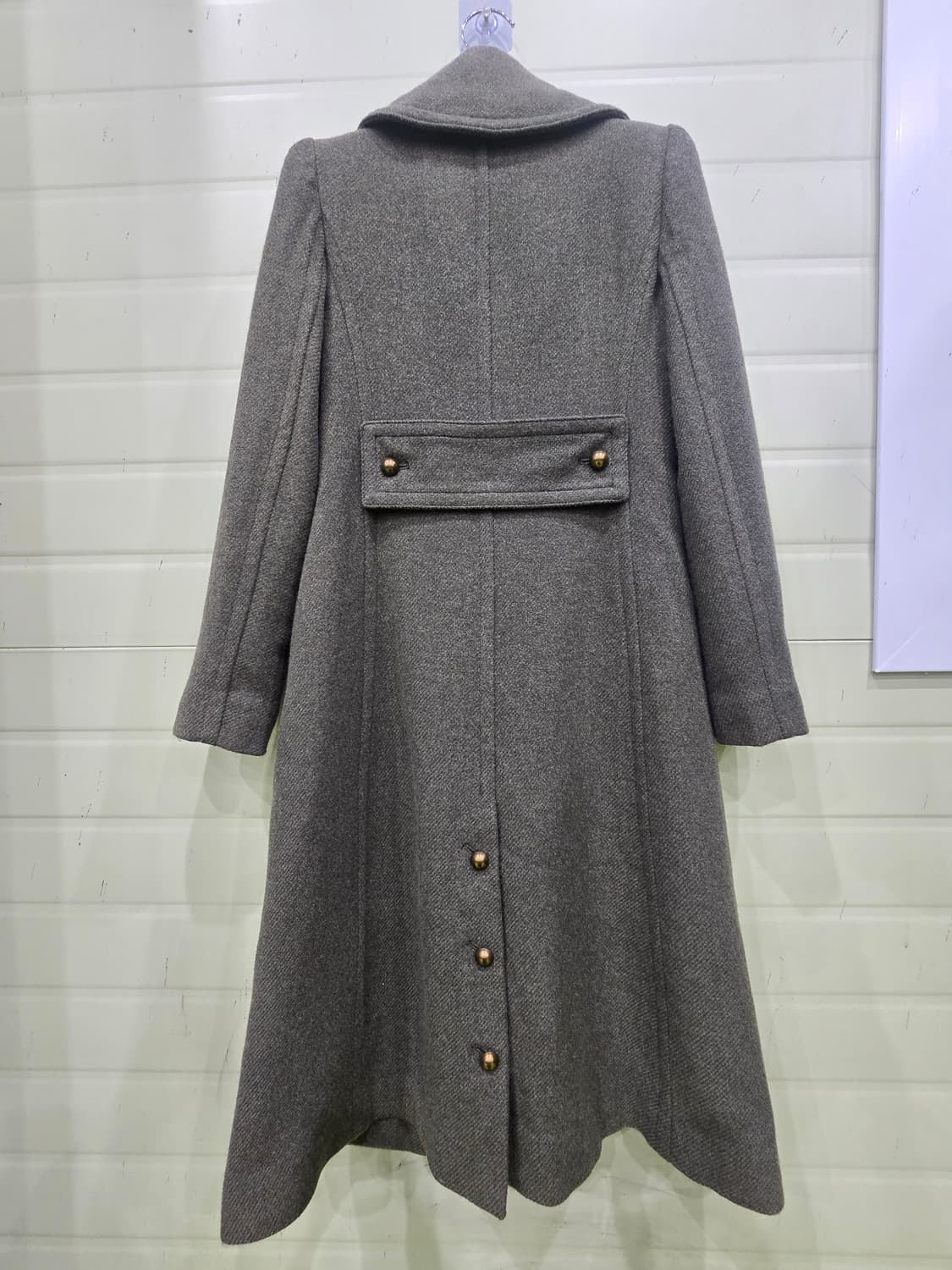 클럽모나코 헤링본 더블 롱코트 상품이미지6