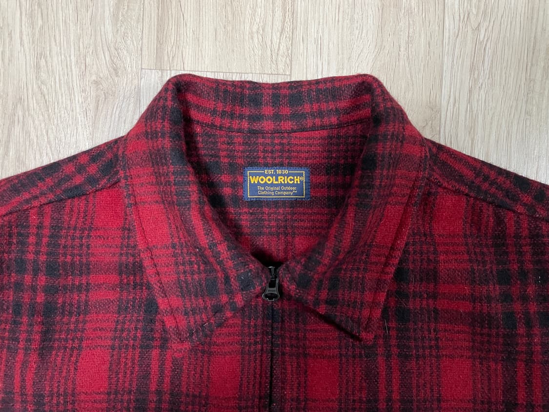 100) 울리치 레드&블랙 체크 자켓 상품이미지3