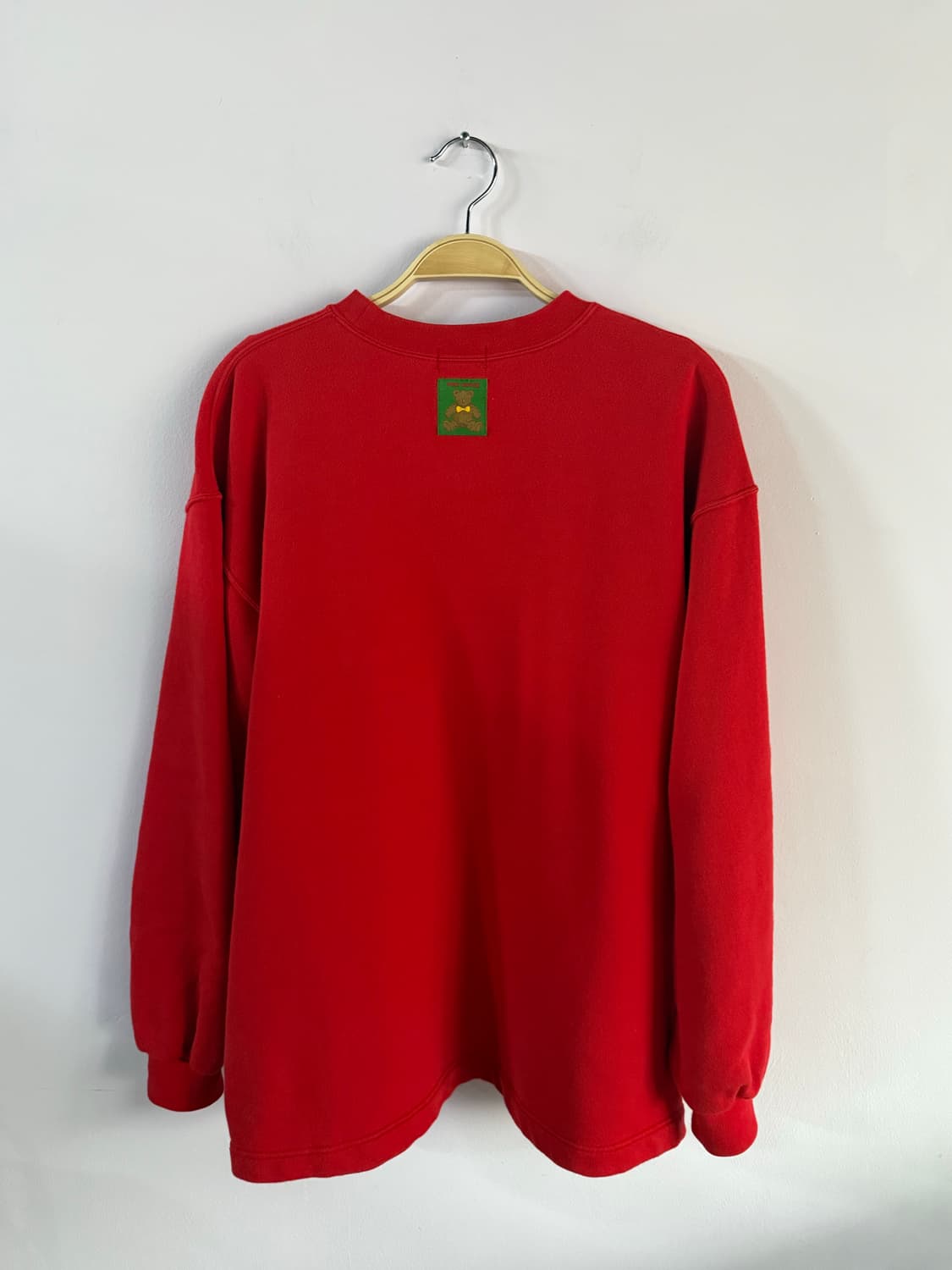 미키하우스 맨투맨 일본빈티지 메이드인재팬 곰돌이패치 상품이미지7