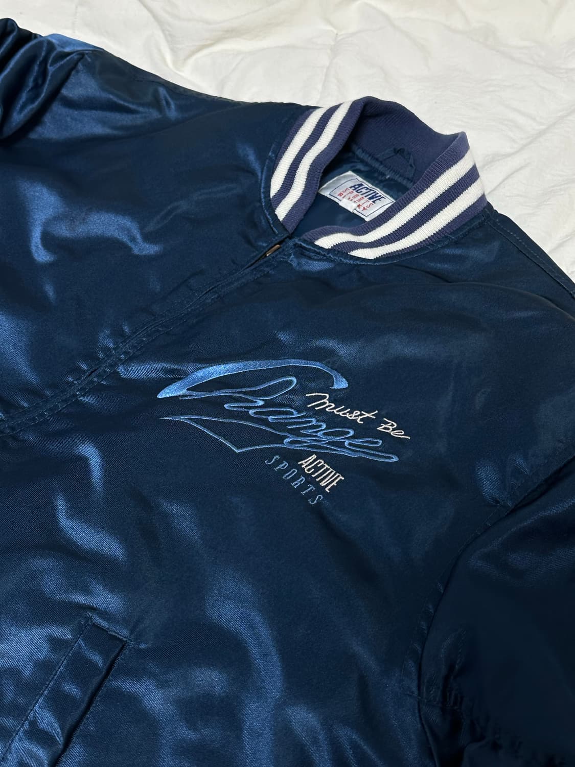 일본 빈티지 바시티 자켓 라지  상품이미지4