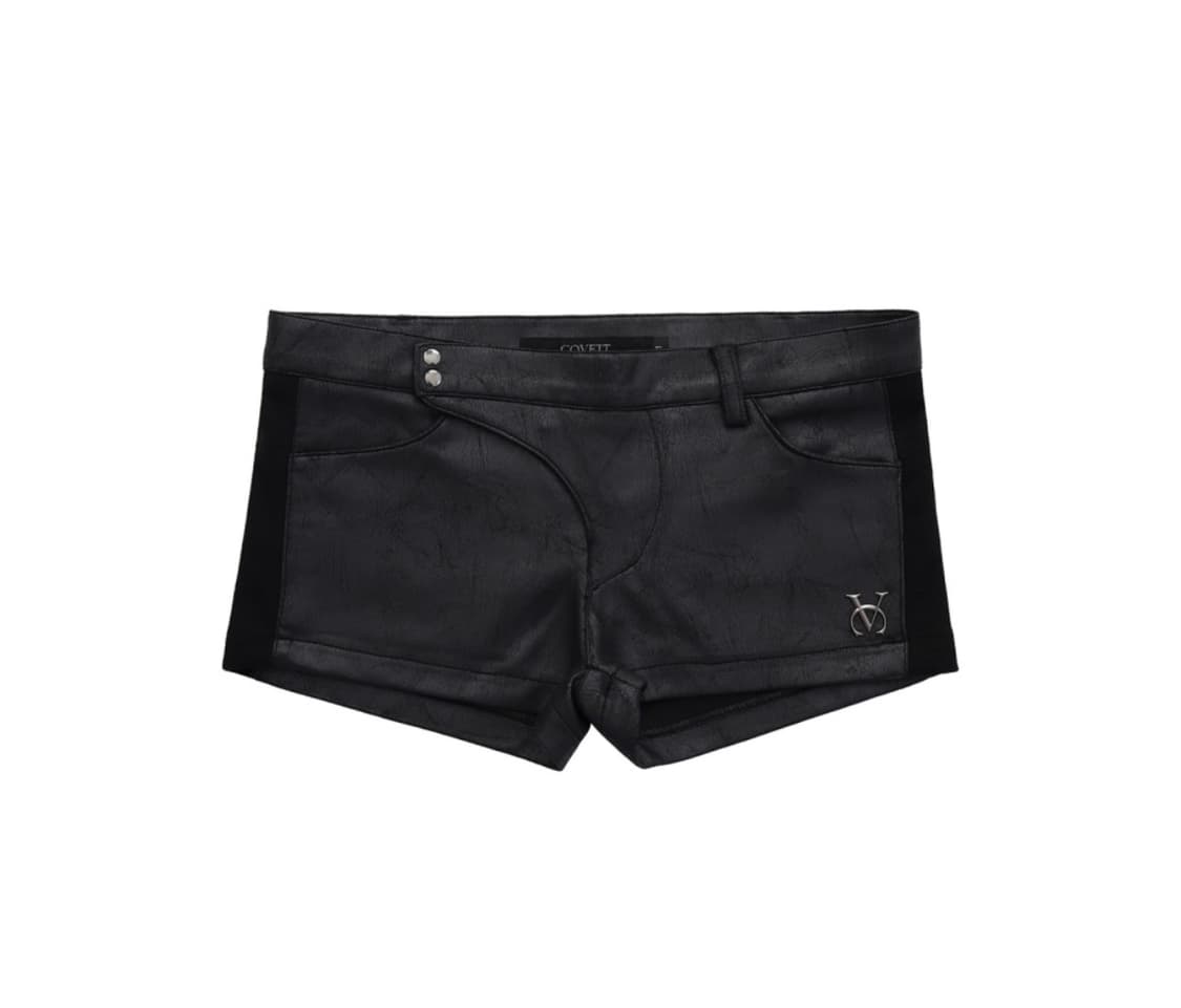 코베트 AUTOMATIC BIKER SHORTS 가죽 레더 바이커쇼츠팬츠 상품이미지1