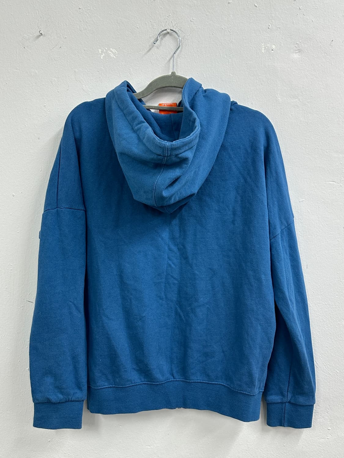 ThreeQ.R 빈티지 블루 Y2K 자수 프린트 여성 후드집업  상품이미지2