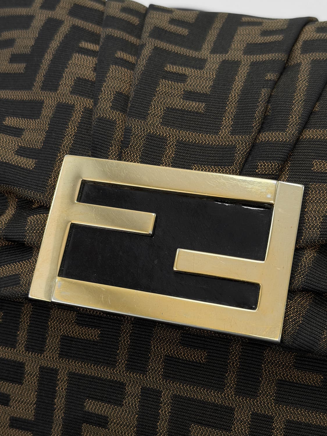 펜디 미아 주카 캔버스 플랩 숄더백 상품이미지5