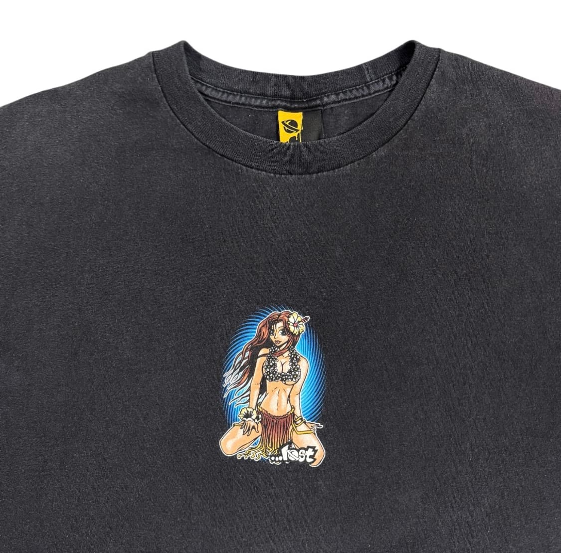 빈티지 2000s Lost Enterprises Hula Girl 티셔츠 상품이미지3