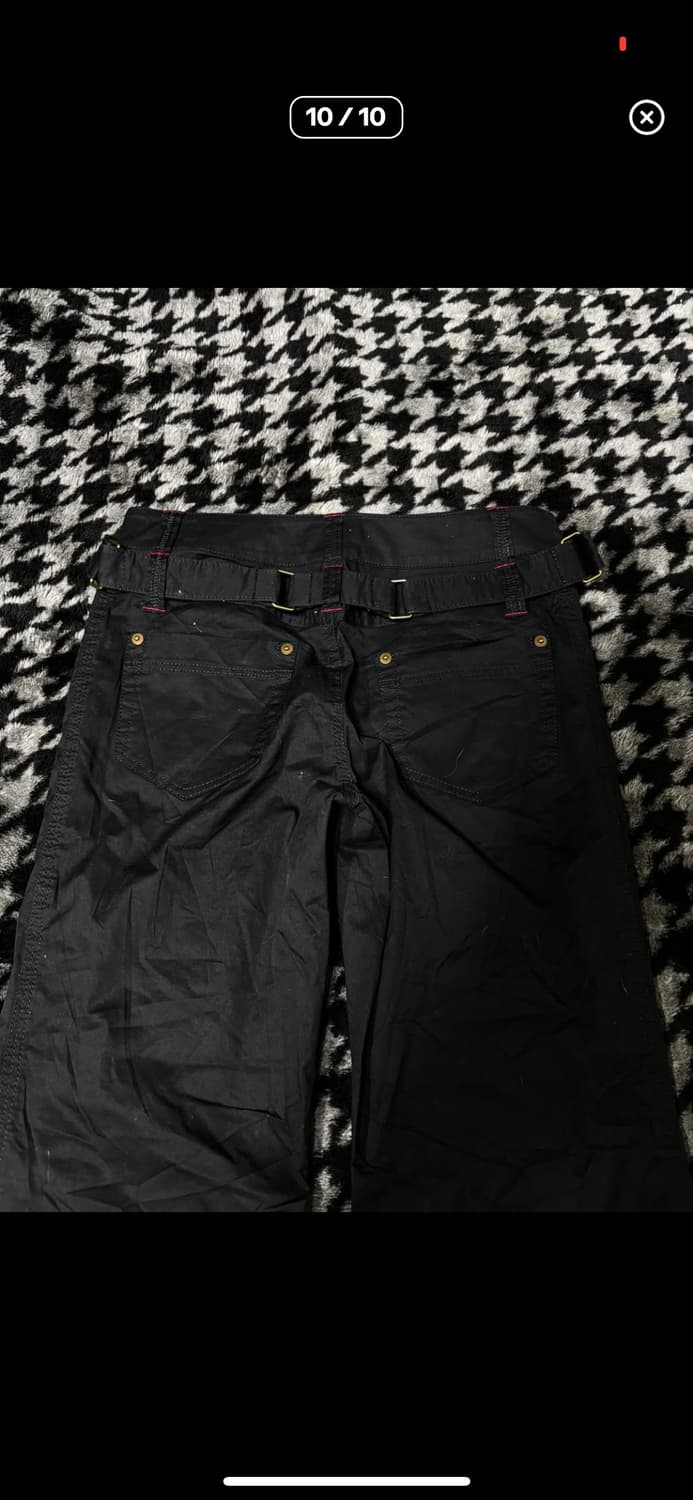 Y2k 벨트 부츠컷 바지 상품이미지10