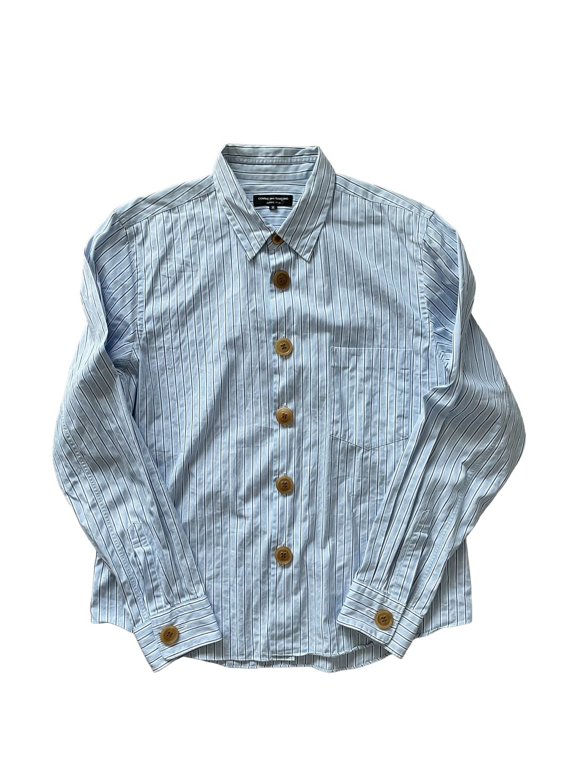 꼼데 옴므 플러스 스트라이프 셔츠 상품이미지2