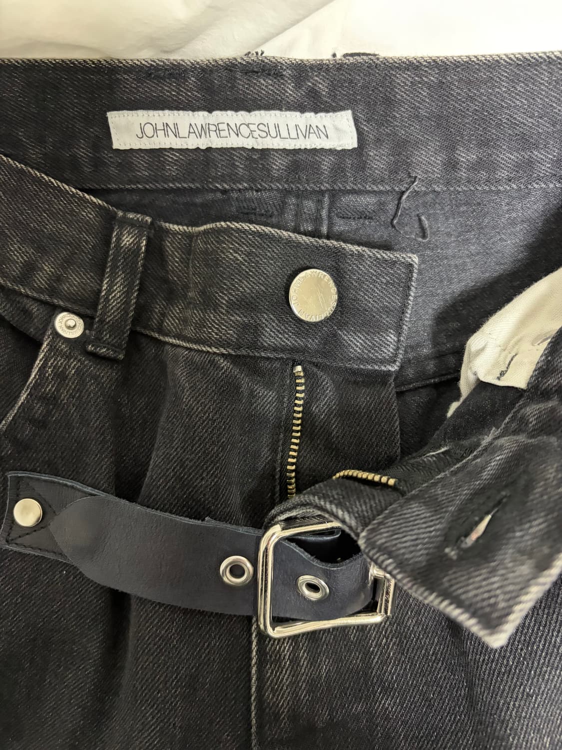 존 로렌스 설리반 블랙 데님 팬츠 상품이미지3